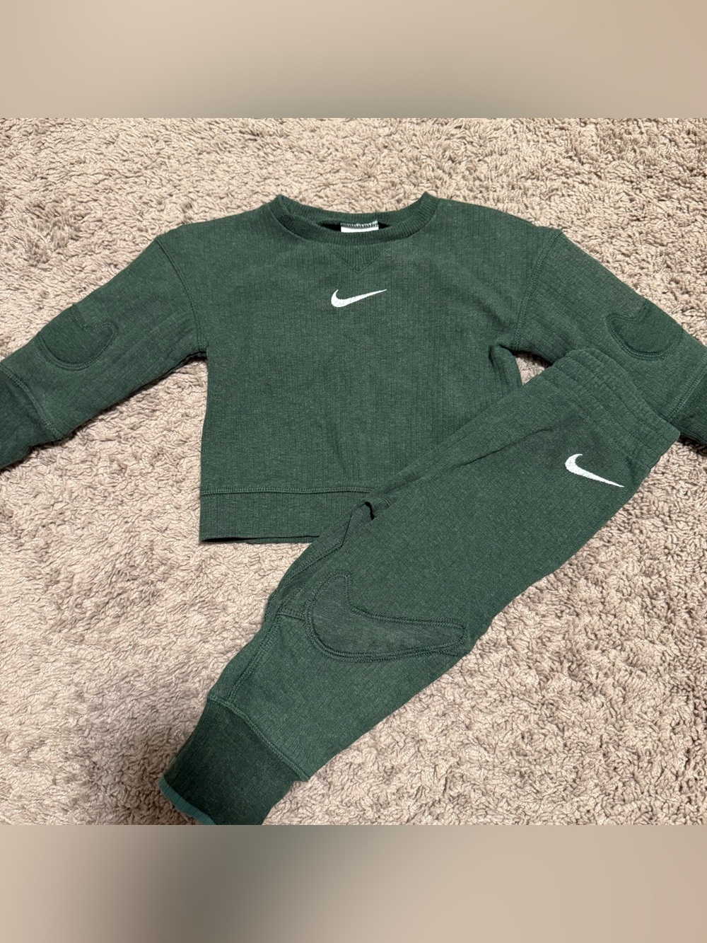 Nike Toddlers Dark Green Jogger Set